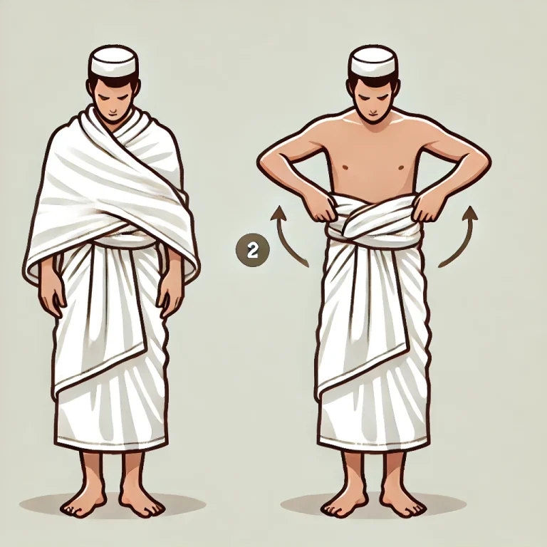 Cara Mudah Memakai Kain Ihram yang Aman dan Nyaman Bagi Laki-laki