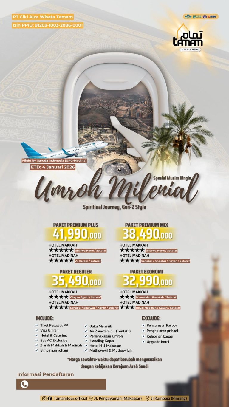 Travel Umroh Murah di Makassar: Pilihan Terbaik untuk Ibadah yang Nyaman dan Berkah