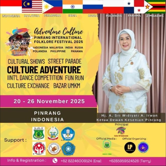 Pinrang Gears Up for Global Celebration: Tamam Travel Supports the “Adventure Culture International Folklore Festival 2025”